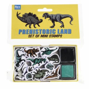 Rex London Set of Mini Stamps - Prehistoric